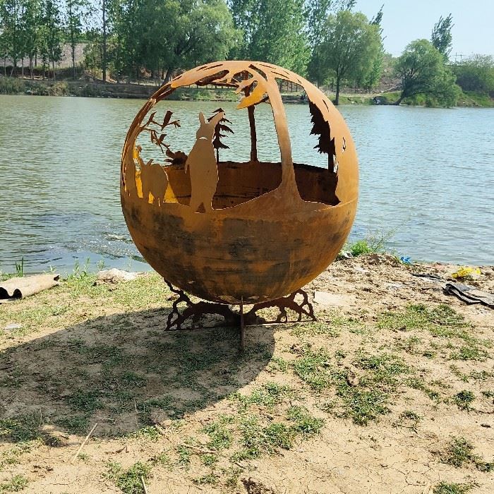 extra large outdoor fire pits
